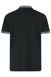 BadRhino Big & Tall Black Chambray Pocket Polo Shirt | BadRhino 7