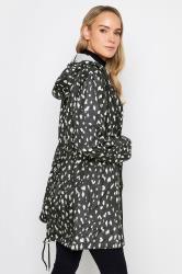 LTS Tall Women's Black Dalmatian Print Pocket Parka | Long Tall Sally  2