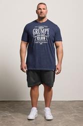 D555 Big & Tall Black Elastic Waist Cargo Shorts | BadRhino 1