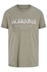 JACK & JONES Big & Tall camiseta gráfica verde vetiver