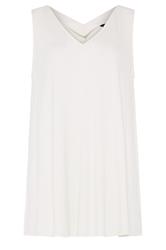 YOURS Curve Ivory White Swing Vest Top