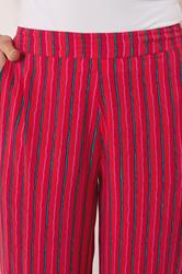 LTS Tall Women's Red Stripe Wide Leg Trousers | Long Tall Sally 5