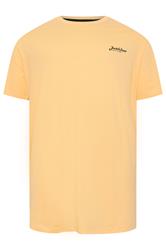 JACK & JONES Big & Tall 5 Pack Blue/Off-White/Yellow/Green/Pink Core T-Shirts | BadRhino 5