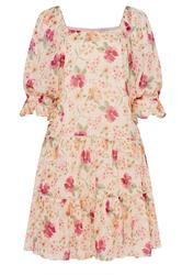 YOURS LONDON Curve Nude Floral Midi Dress