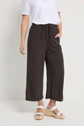 M&Co Chocolate Wide Leg Brown Culottes 3