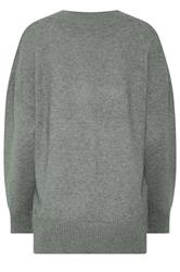 LTS Tall Women's Grey V-Neck Knitted Jumper | Long Tall Sally 6