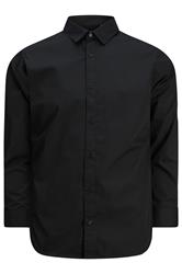 JACK & JONES Big & Tall Chemise noire à manches longues