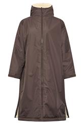 PixieGirl Petite Women's Chocolate Brown Fleece Lined Robe | PixieGirl 1