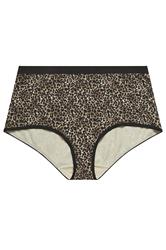 YOURSET 5 PACK Plus Size Natural Brown Animal Heart High Waisted Full Briefs | Yours Clothing 6