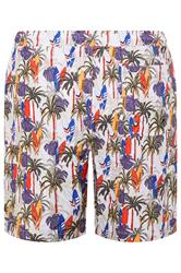 KAM Big & Tall Natural Brown Surf Swim Shorts | BadRhino 4