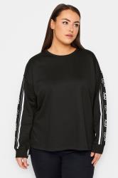 Evans Black Evans Sports Stripe Sweatshirt 3