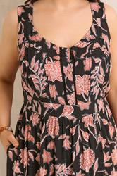 EVANS Plus Size Rust Brown Print Sundress | Evans 5