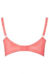 YOURS Plus Size Pink Hi Shine Lace Non-Padded Non-Wired Full Cup Bra | Yours Clothing 6
