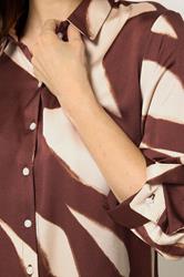 M&Co Brown Abstract Print Shirt | M&Co 4