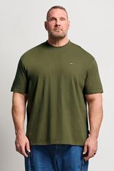 BadRhino Big & Tall Khaki Green Heavyweight T-Shirt | BadRhino 3