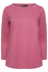 YOURS Plus Size Green Marl Long Sleeve Top | Yours Clothing