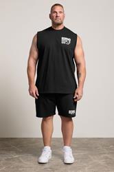 BDRNO Premium Big & Tall Black Printed Vest | BadRhino 4
