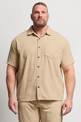 BadRhino Big & Tall Natural Brown Corduroy Overshirt | BadRhino 3