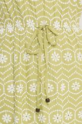 LTS Tall Women's Lime Green Floral Embroidered Cotton Maxi Dress | Long Tall Sally 5