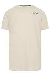 JACK & JONES Big & Tall 5 Pack Blue/Off-White/Yellow/Green/Pink Core T-Shirts | BadRhino 9