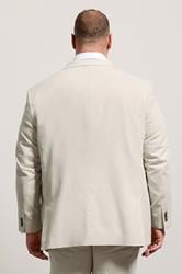 BadRhino Tailoring Big & Tall Oatmeal Brown Linen Suit Jacket | BadRhino 5