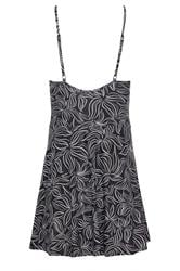 M&Co Black Floral Print Split Front Swimdress | M&Co 7