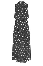 STAR Black Polka Dot Maxi Dress | StarByJM 6