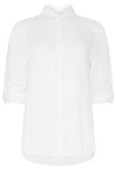M&Co camisa azul marino arrugada 