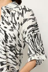 M&Co Black & White Abstract Print Shirt | M&Co 4