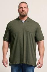 D555 Khaki Basic Polo Shirt | BadRhino 3