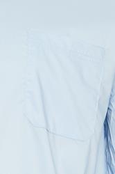 D555 Big & Tall Sky Blue Long Sleeve Non Iron Stretch Shirt | BadRhino 5