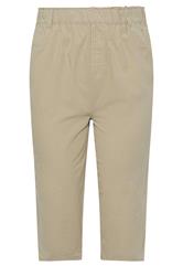 YOURS 2 PACK Plus Size Black & Beige Brown Cool Cotton Cropped Trousers | Yours Clothing 9