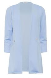 M&Co Blue Textured Jersey Jacket