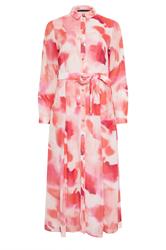 STAR Pink Printed Shirt Dress | StarByJM 5
