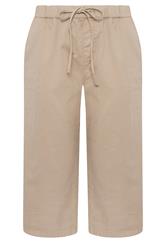 YOURS Plus Size Natural Brown Cropped Denim Trousers | Yours Clothing 5