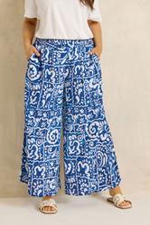 EVANS Plus Size Blue Abstract Print Set | Evans 5