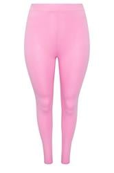 YOURS Plus Size Pink Leggings | Yours Clothing 5
