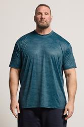 KAM Big & Tall Blue Active T-Shirt | BadRhino 3