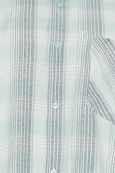 KAM Big & Tall Mint Green Short Sleeve Check Shirt | BadRhino 5