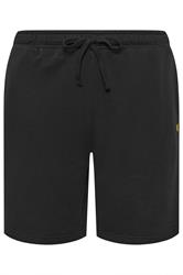 LYLE & SCOTT Big & Tall Black Jogger Shorts