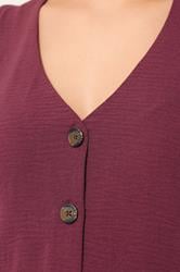 YOURS Plus Size Burgundy Red Waistcoat | Yours Clothing 4