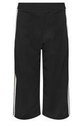 M&Co Petite Black Cropped Side Stripe Trousers | M&Co 5