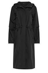 LTS Tall Women's Black Waterproof Longline Jacket | Long Tall Sally 5