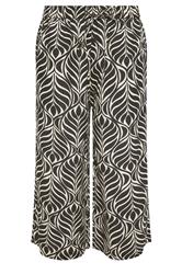M&Co Petite Black Abstract Print Culottes | M&Co 5