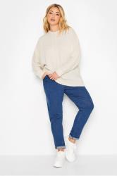 YOURS Plus Size White Textured Soft Touch Top | Yours Clothing