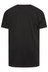 KAM Big & Tall Black Tokyo Print T-Shirt | BadRhino 4