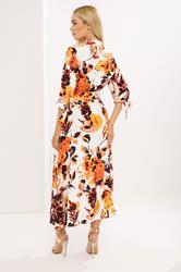 STAR Orange Abstract Print Shirt Dress | StarByJM 2