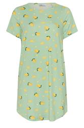 YOURSET Plus Size 2 PACK Black Lemon & Cherry Soft Touch Nightdresses | Yours Clothing 9