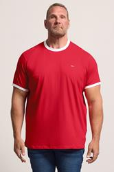 BadRhino Big & Tall Red Ringer T-Shirt | BadRhino 3