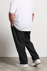 BadRhino Big & Tall Black Textured Trousers | BadRhino 5